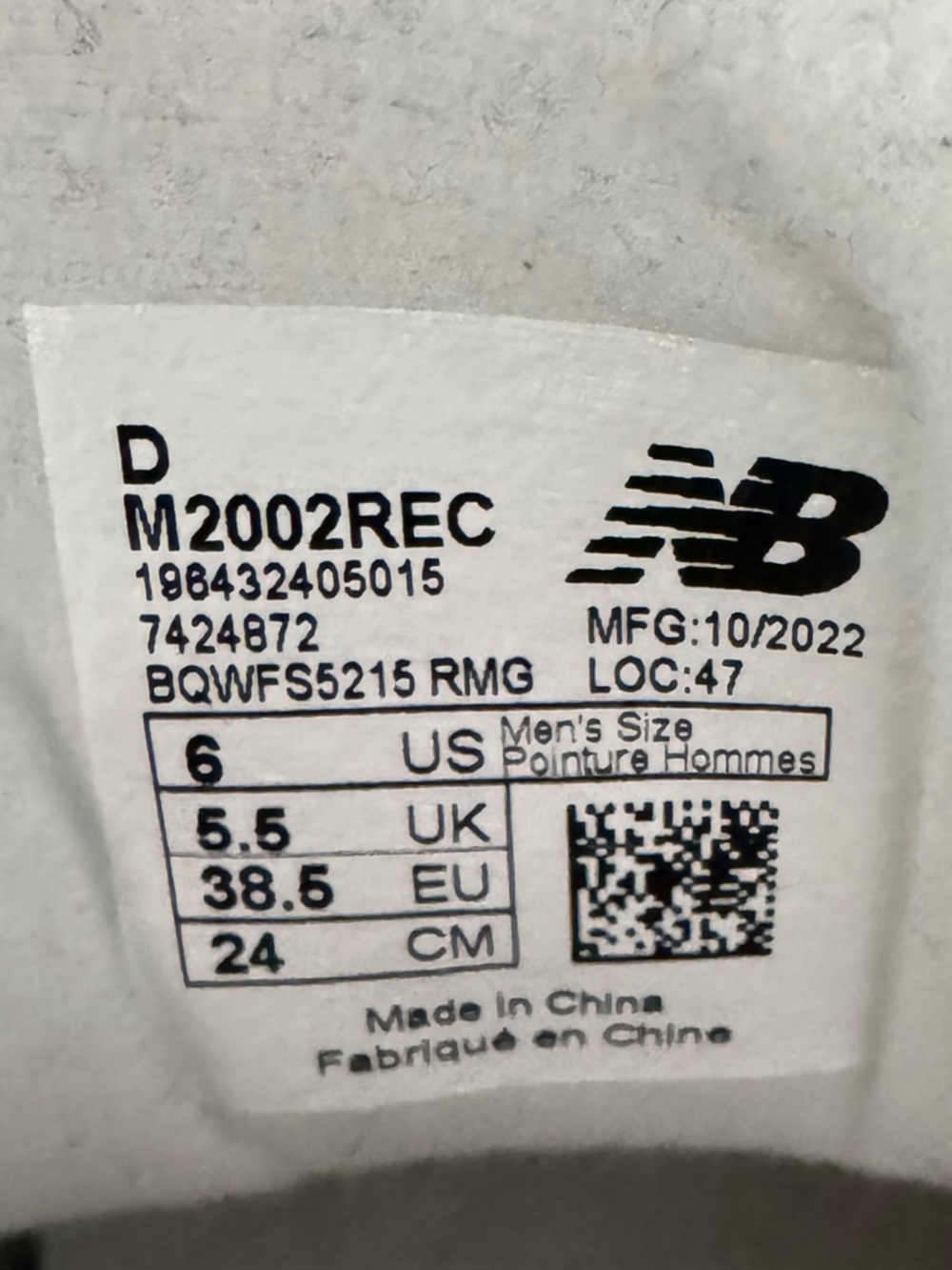 New Balance White Athletic Sneakers - Picture 4 of 4